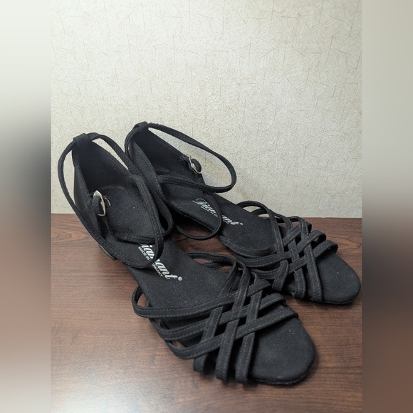 Diamant Ballroom Latin Salsa Dance Shoes with Vario Spin Sole Dancing Shoe Sz 9 - Picture 6 of 15